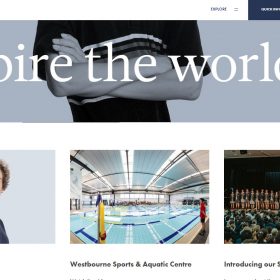 学校の雰囲気を伝えるホームページデザイン「Westbourne Grammar School」