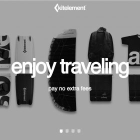 「Kitelement」印象的な形の組み合わせのホームページデザイン