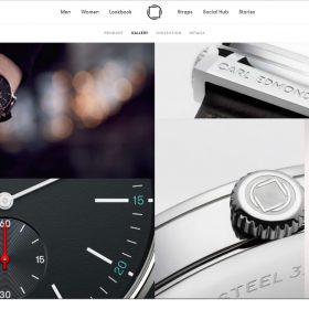 時計ブランド「Carl Edmond」のサイトデザインがシンプルだけどうまい