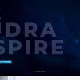 「Mudra Inspire」未来を感じるウェアラブルデバイスのWEBデザイン