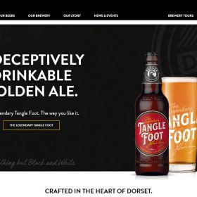 “Badger Beers” 歴史を感じるビール醸造所のサイトデザイン