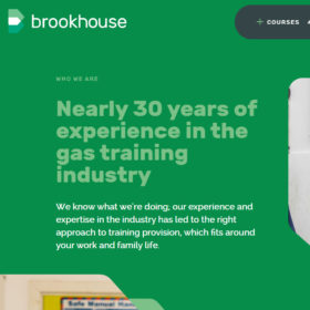 「Brookhouse」ガスエンジニアのトレーニング施設のサイト